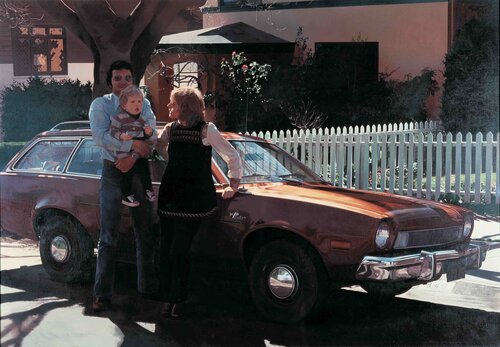  Berkeley Pinto (John de Andrea and his family next to Bechtles Car) 1976