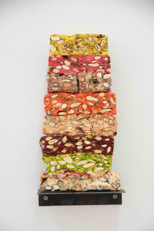  Untitled (Nougat Cross Section Flavor Sampler) 2016