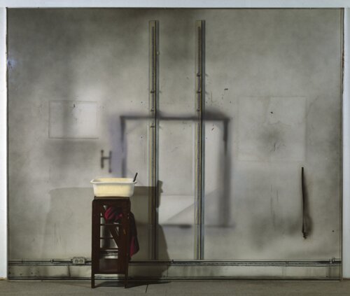  The Painting Wall, the Water Bucket Stool 1968
