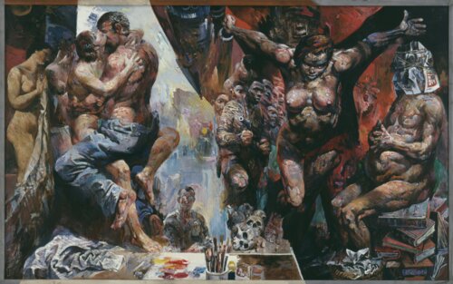  Mein Atelier – Widmung an Courbet 1976
