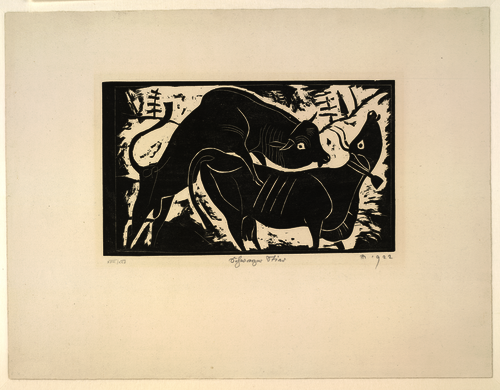  Schwarzer Stier (Schwarzer Stier und Schwarze Kuh) 1922